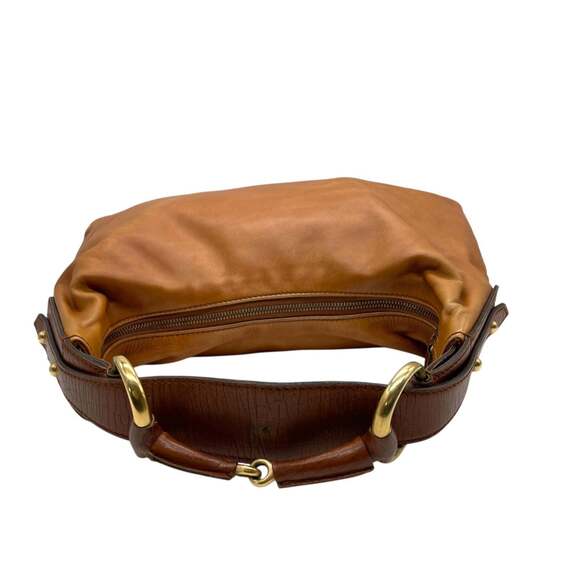 Gucci One-Shoulder Handbag Leather Brown Women's U17 - Picture 8 of 16